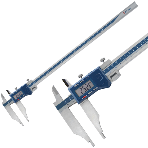 Dasqua 2710-1113 Uzun Çift Çeneli Dijital Kumpas 0-600 MM