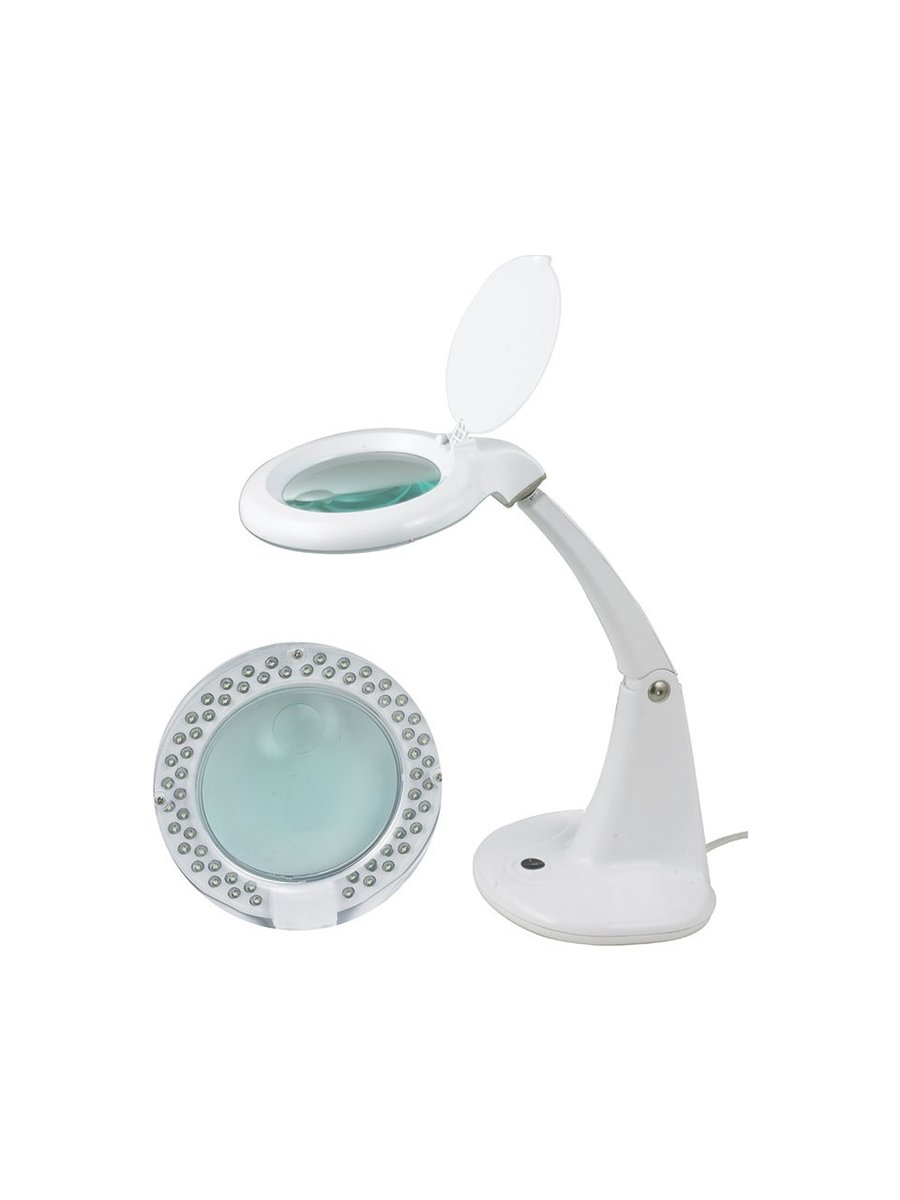 8093 Led-60 3D+12D Led Işıklı Masa Üstü Büyüteç