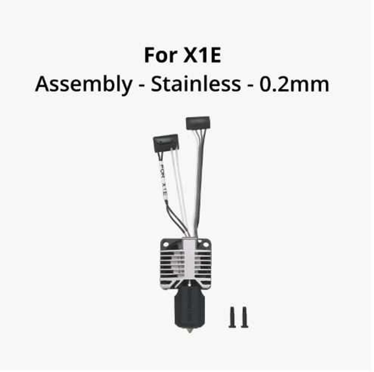 Bambu Lab Orjinal Complete hotend assembly with stainless steel nozzle