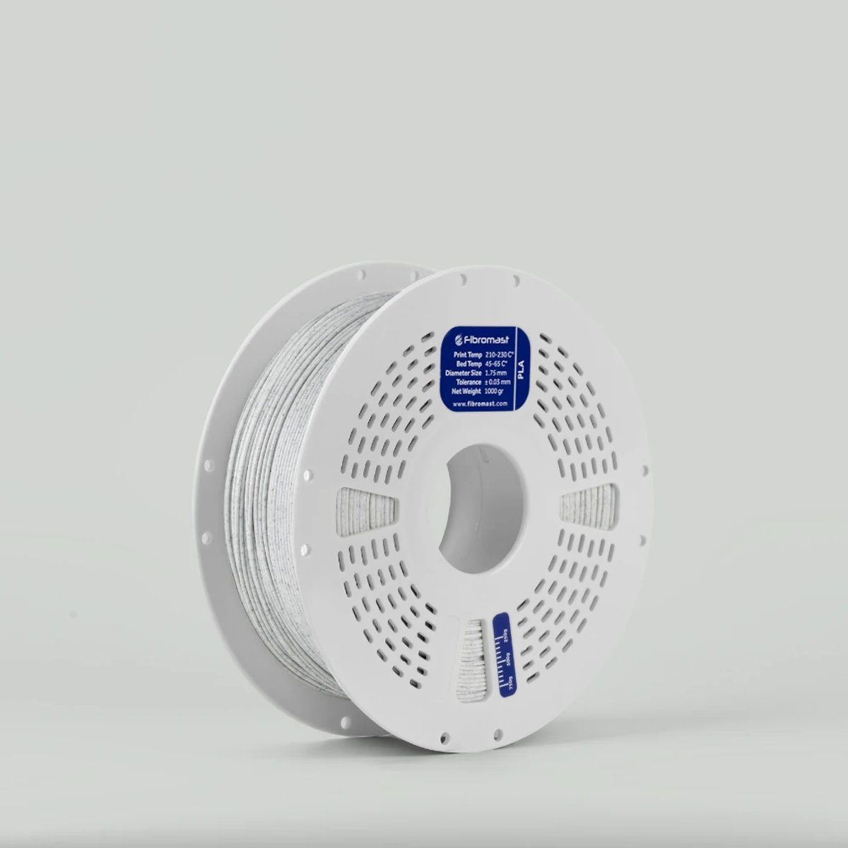 Fibromast Marble PLA Filament-Beyaz