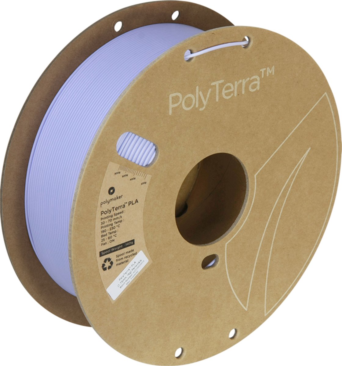 PolyTerra PLA Filament Menekşe - 1 kg 1.75mm
